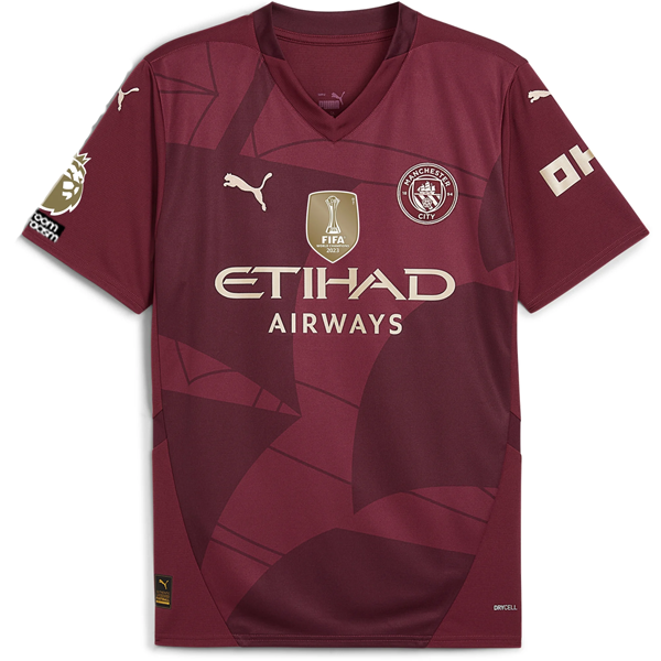 Puma Manchester City Mateo KovaÄiÄ‡ Third Jersey w/ EPL + No Room For Racism + Club World Cup Patches24/25 (Dark Jasper)