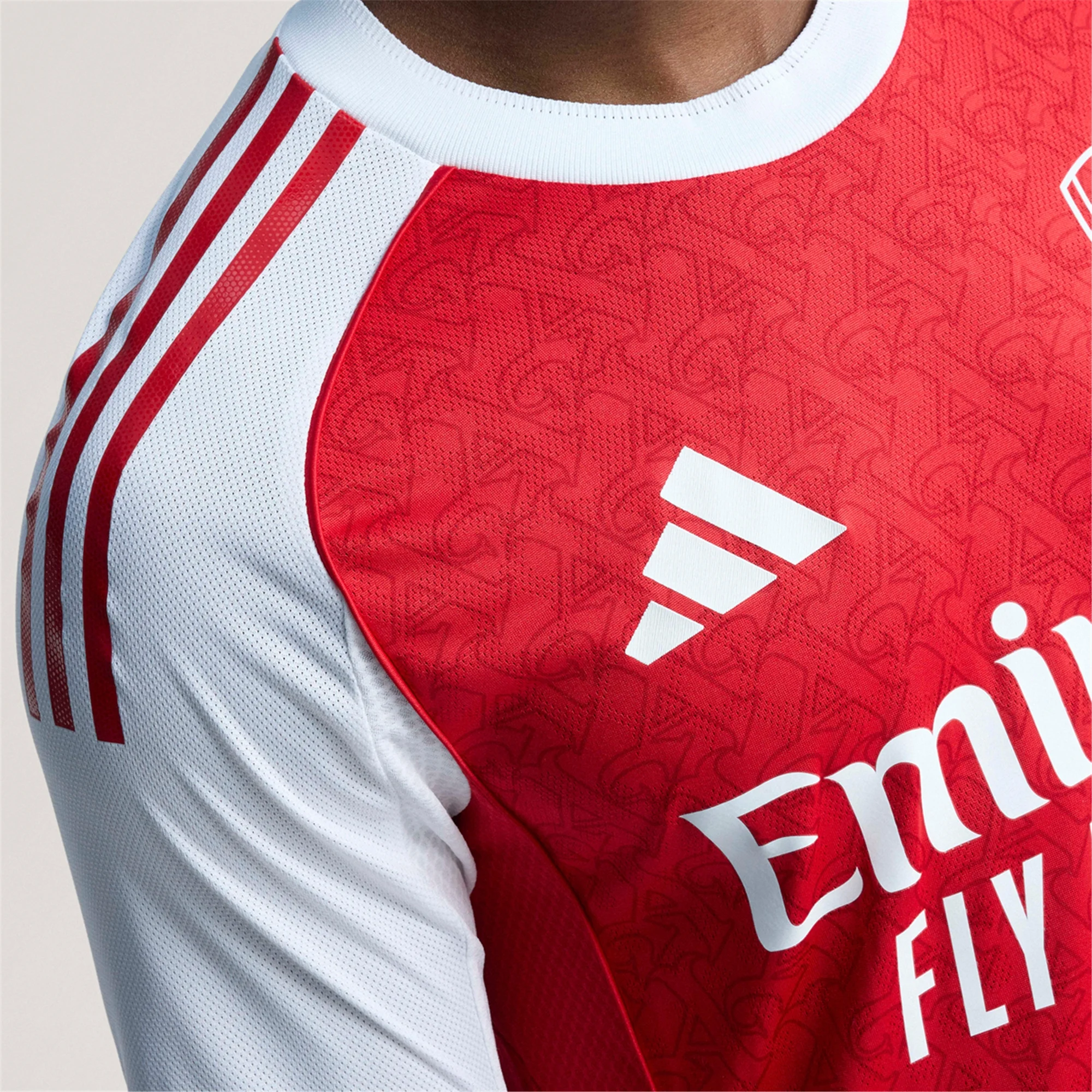 adidas Leandro Trossard Arsenal FC Authentic Home Jersey 25/26 w/ EPL Patch (Better Scarlet/White