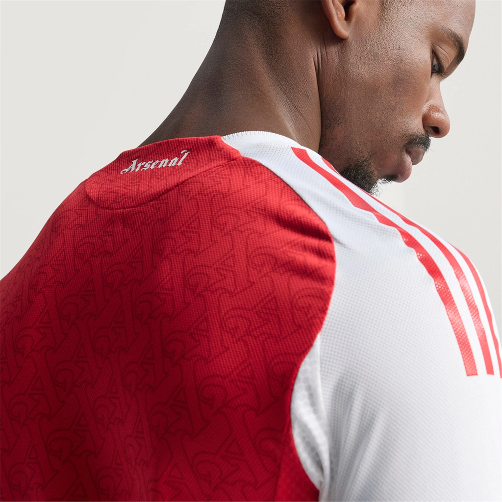 adidas Bukayo Gabriel Jesus Arsenal FC Authentic Home Jersey 25/26 w/ EPL Patch (Better Scarlet/White