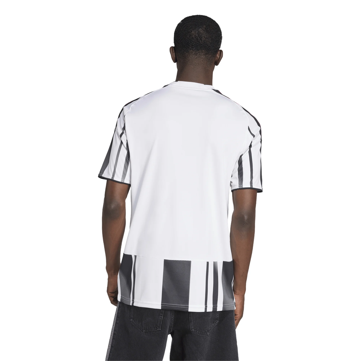 adidas Men's Juventus Milik Home Jersey w/ Serie A Patch 25/26 (White/Black/Pink)