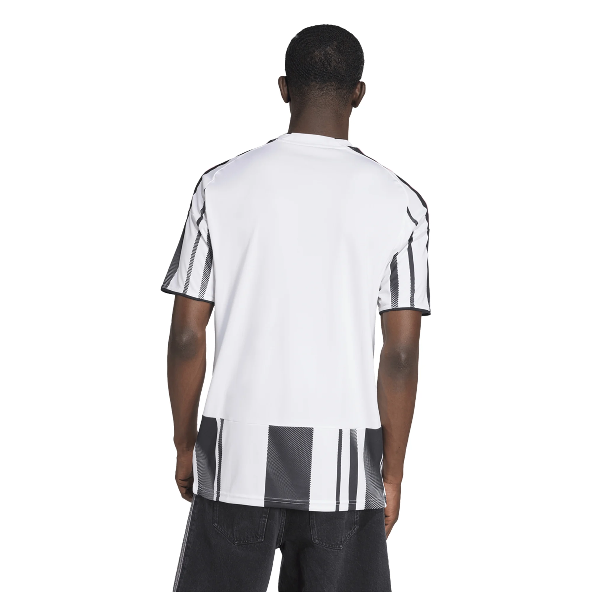 adidas Men's Juventus J. David Home Jersey w/ Serie A Patch 25/26 (White/Black/Pink)
