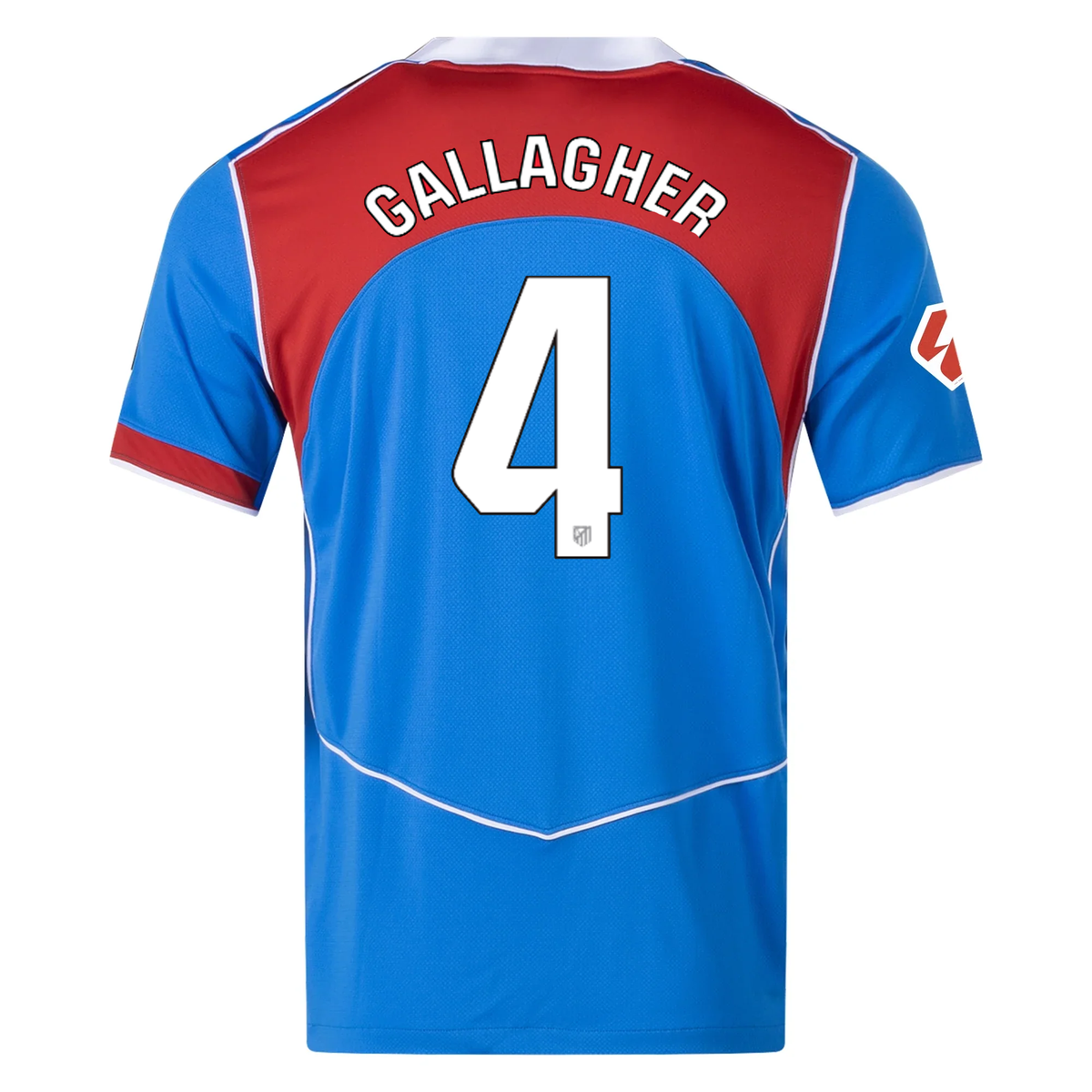 Nike Men's Atletico Madrid Connor Gallagher T90 Third Jersey La Liga Patch 25/26 (Photo Blue/Sport Red)