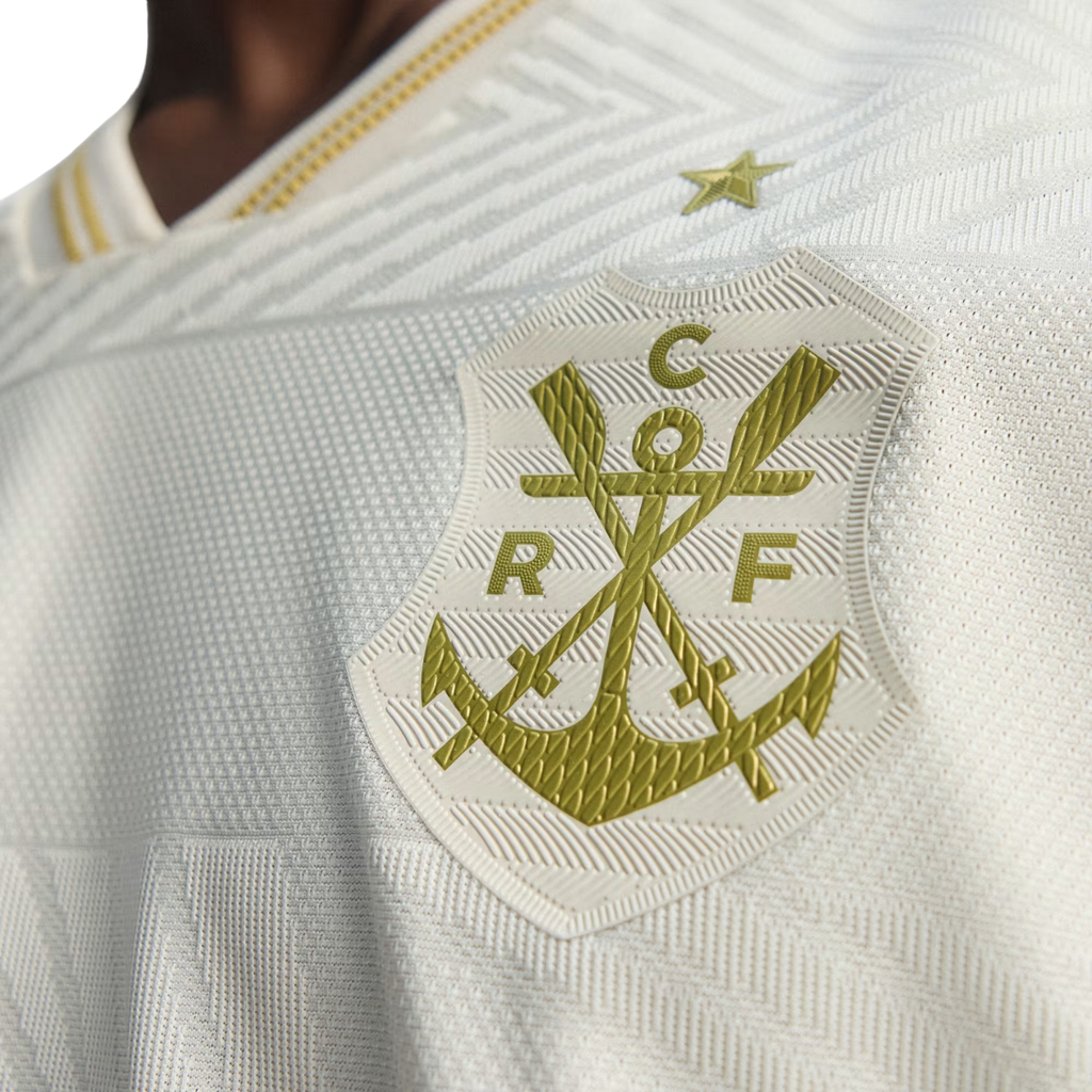 adidas Men's CR Flamengo Authentic Third Jersey 25/26 (Cream White)