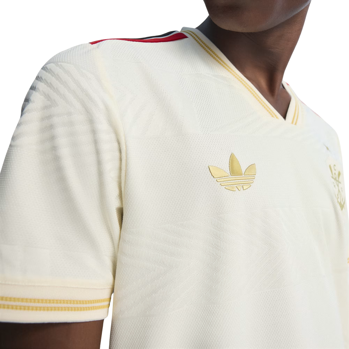 adidas Men's CR Flamengo Authentic Third Jersey 25/26 (Cream White)