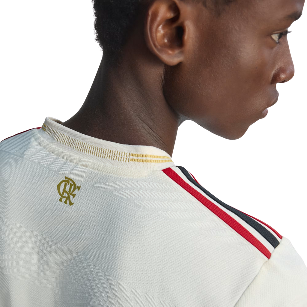 adidas Men's CR Flamengo Authentic Third Jersey 25/26 (Cream White)