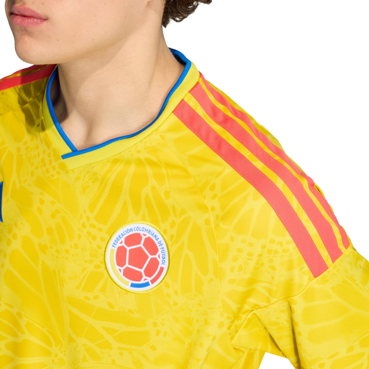 adidas Men's Carrascal Colombia 2026 Home Jersey (Impact Yellow)