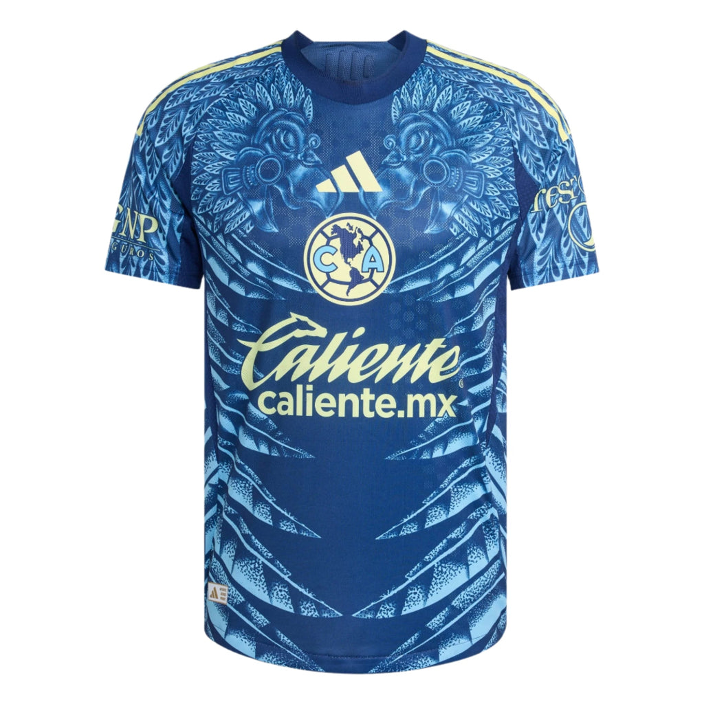 adidas Men's Club AmÃ©rica 25/26 Authentic Away Jersey (Blue)