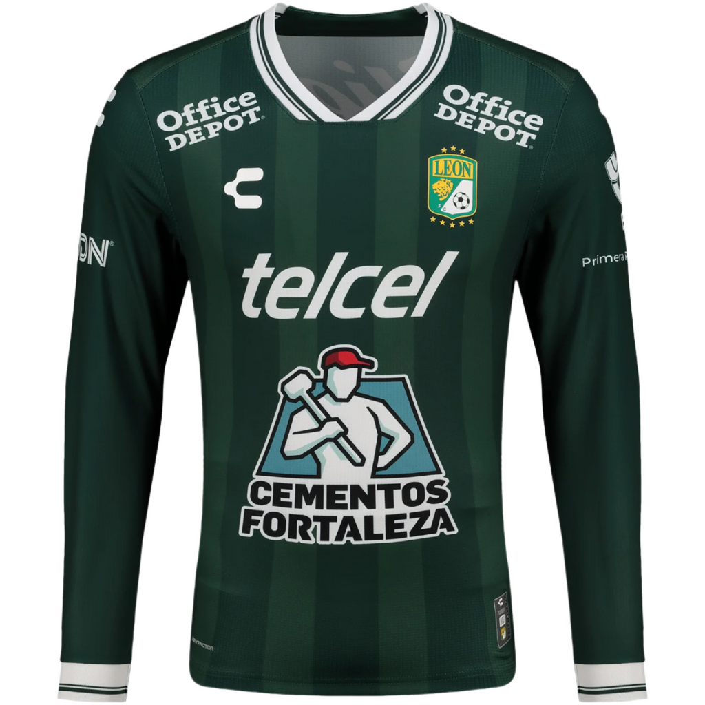 Charly LeÃ³n 25/26 Long Sleeve Home Jersey (Dark Green)
