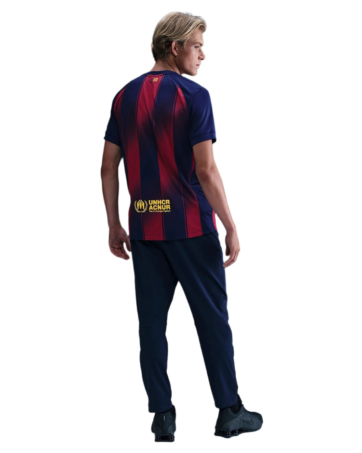 Nike Christensen FC Barcelona Home Jersey 25/26 w/ Champions League Patches (Deep Royal Blue/Midwest Gold)