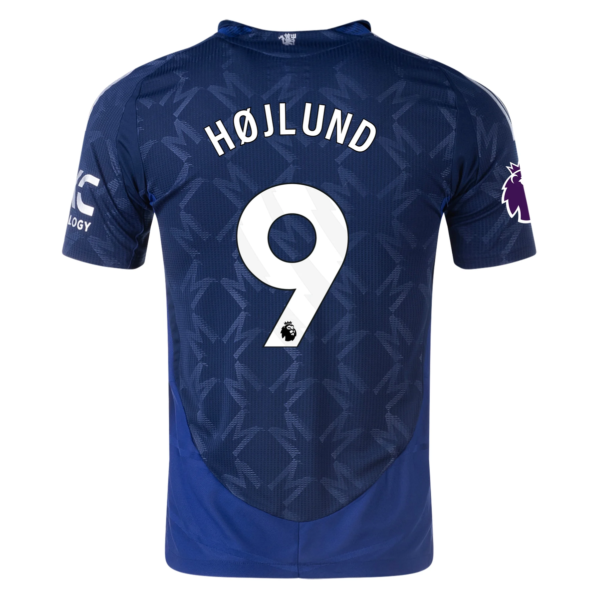 adidas Manchester United Authentic Rasmus HÃ¸jlund Away w/ EPL Patch 24/25 (Night Indigo)