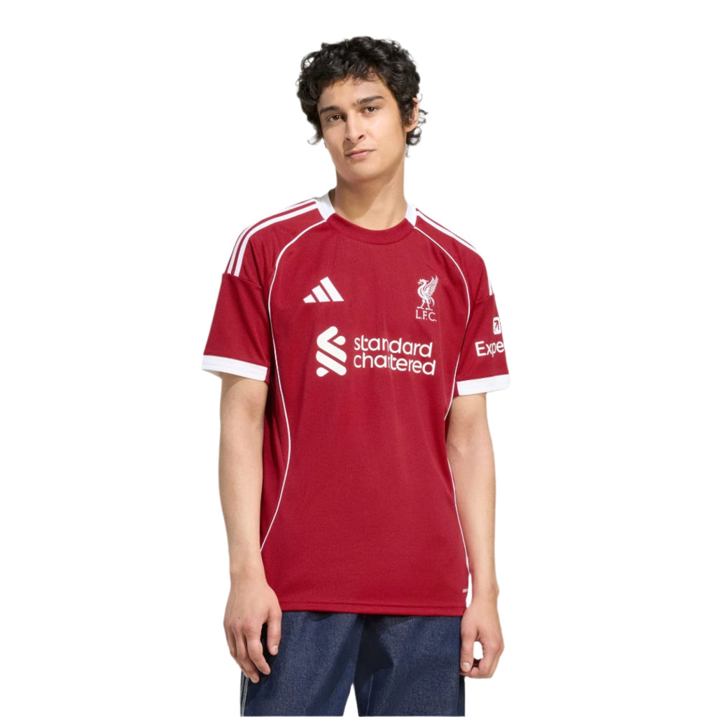 adidas Men's Liverpool Home Jersey 25/26 (Strawberry Red)