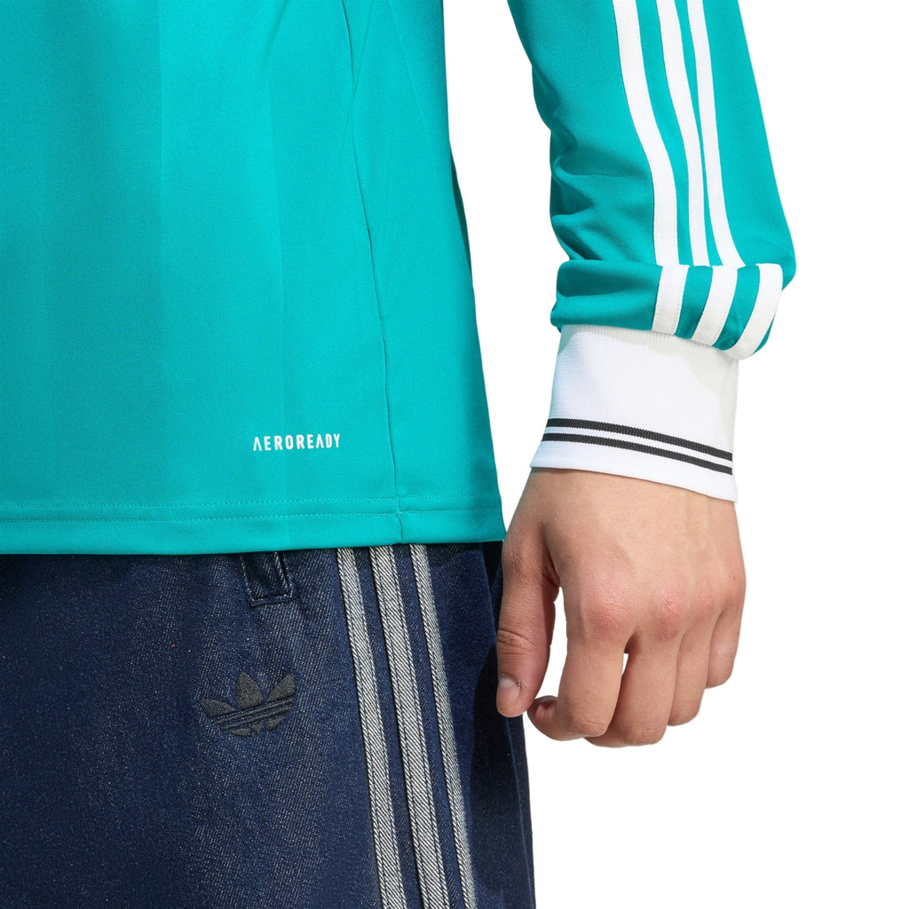 adidas Men's Liverpool FC Long Sleeve 25/26 Third Jersey (Sea Green)