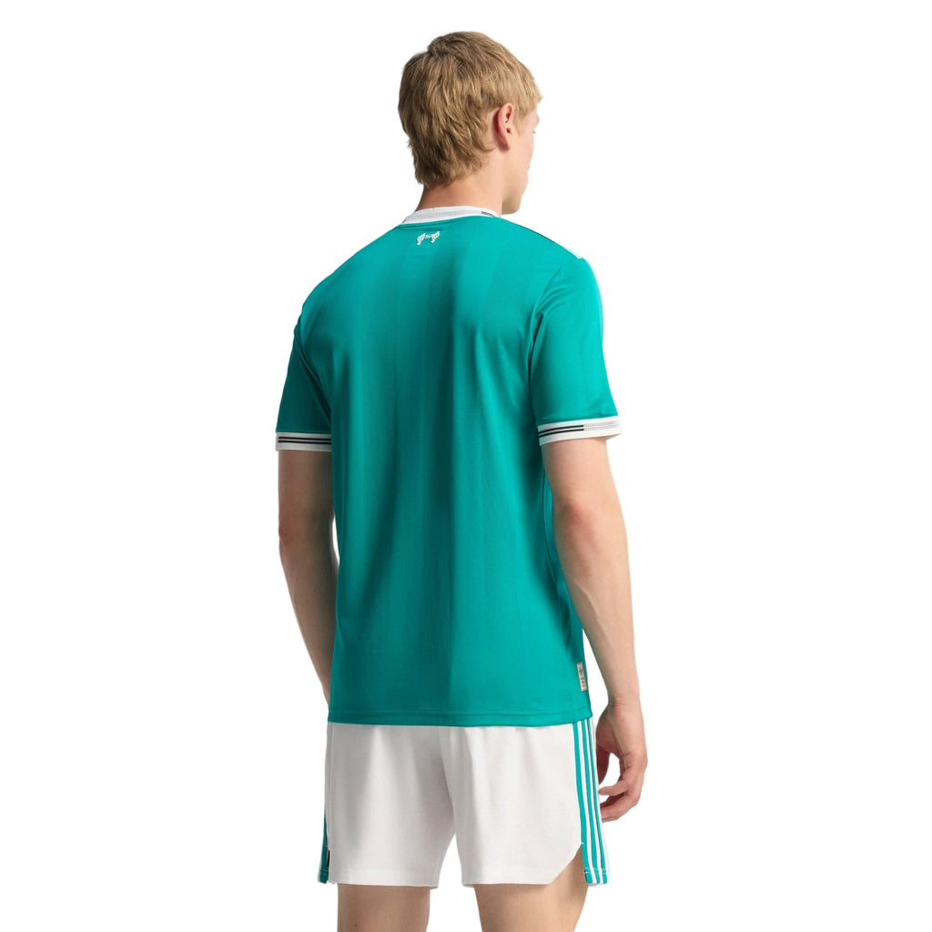 adidas Liverpool FC Authentic Mohamed Salah Third Jersey w/ EPL + No Room For Racism Patches 25/26 (Sea Green)