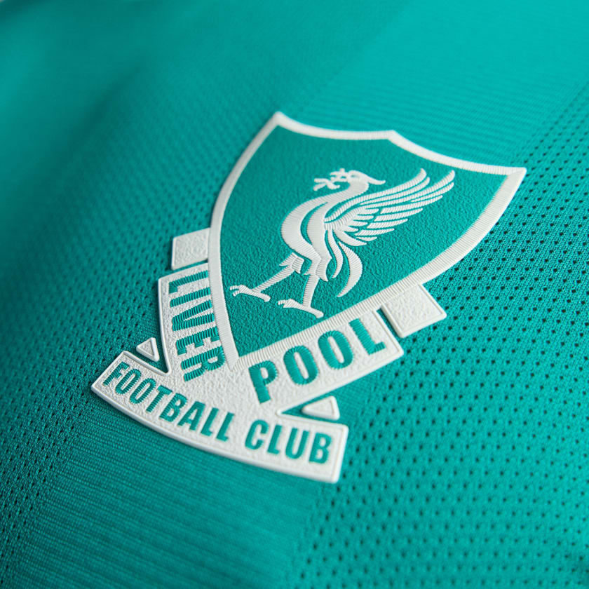 adidas Liverpool FC Authentic Third Jersey w/ Champions League Patches 25/26 (Sea Green)
