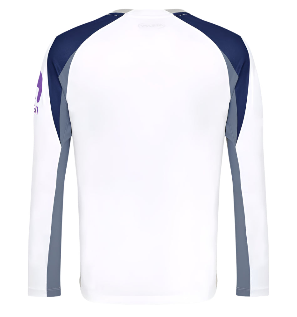 Nike Tottenham Hotspurs Home 25/26 Long Sleeve Jersey (White/Iron/Binary Blue)
