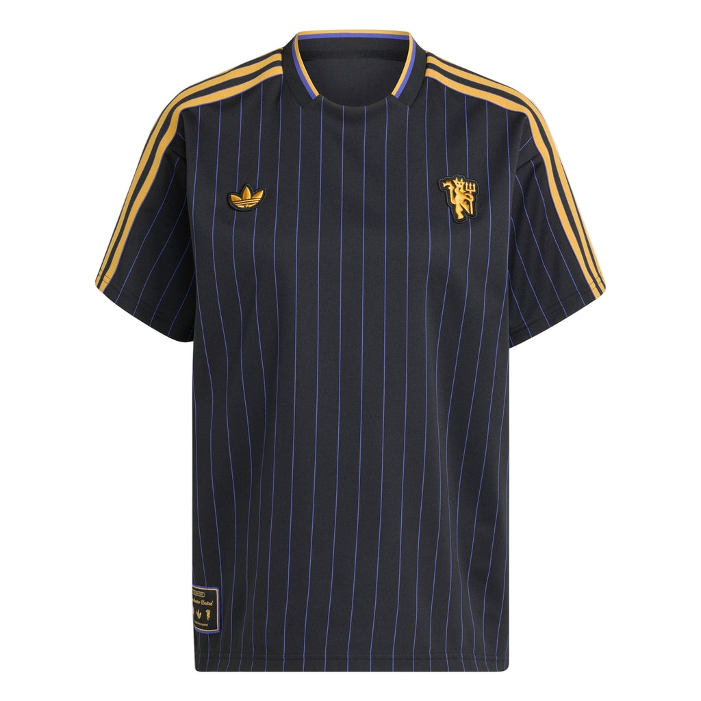 adidas Men's Manchester United 25/26 Icon Jersey (Black)
