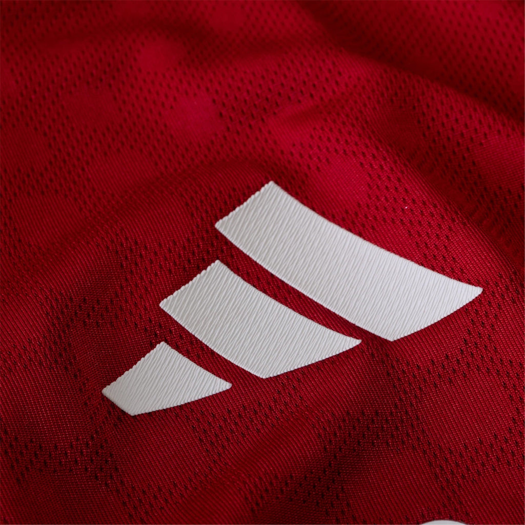 adidas Men's Liverpool FC Authentic Robertson Home Jersey 25/26 w/ EPL + NRFR Patches (Strawberry Red)