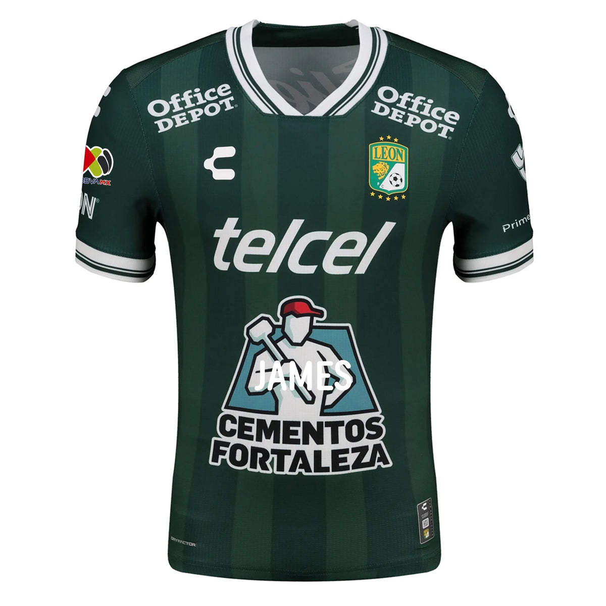 Charly Ettson Ayon Men's Leon FC Home Jersey 25/26 w/ BBVA Liga Patch (Green)