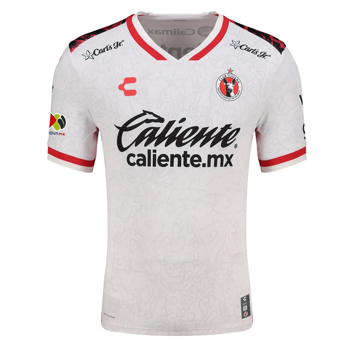 Charly Adonis Preciado Men's Xolos De Tijuana Away Jersey 25/26 w/ BBVA MX Patch (White)