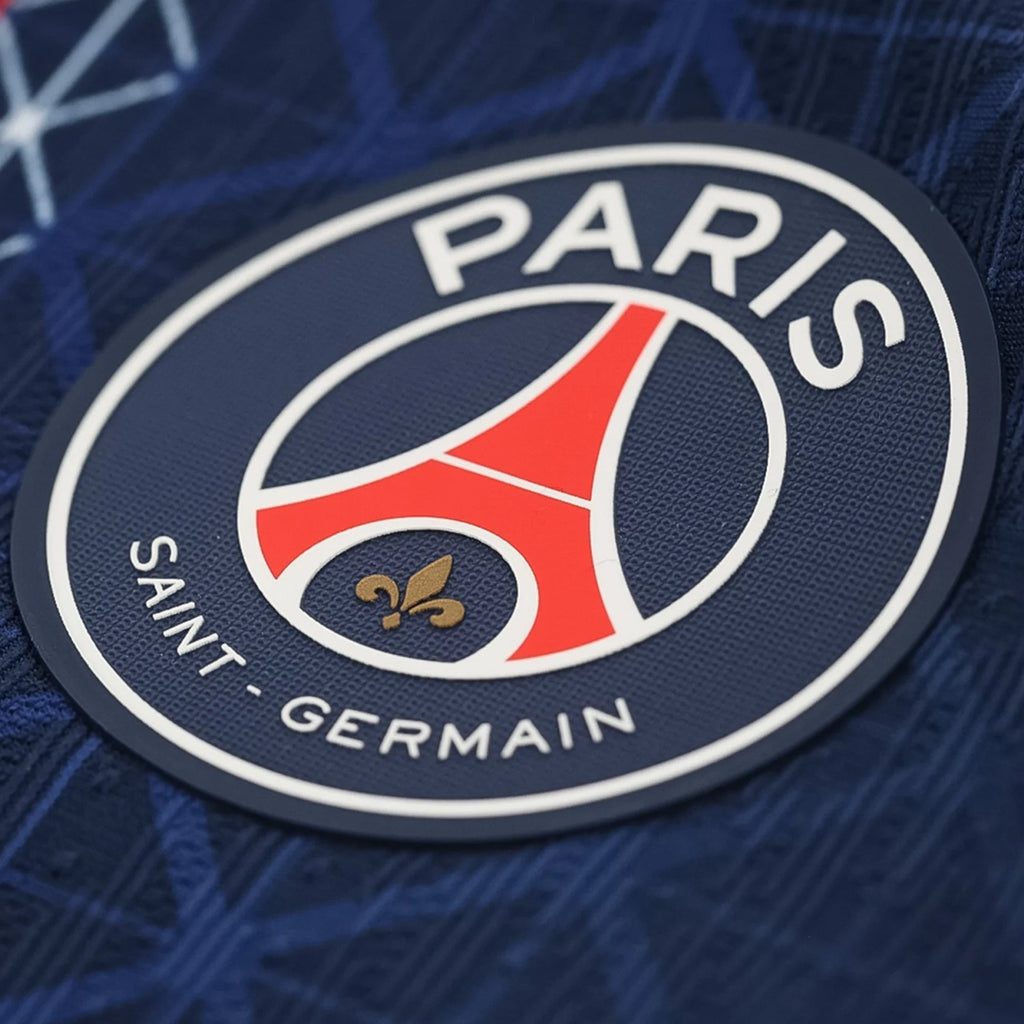 Nike Men's Ndjantou Paris Saint-Germain Authentic Home Jersey 25/26 w/ Champions League Patches (Navy)