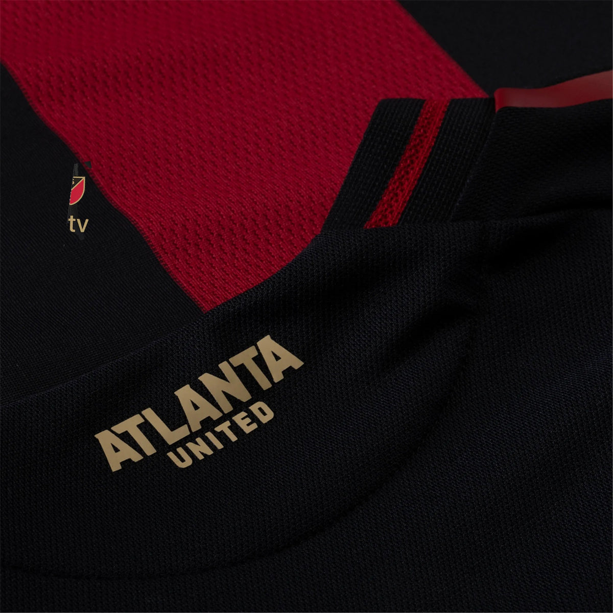 adidas Jayden Hibbert Atlanta United Authentic Home Jersey w/ MLS Patches 25/26 (Red/Black)