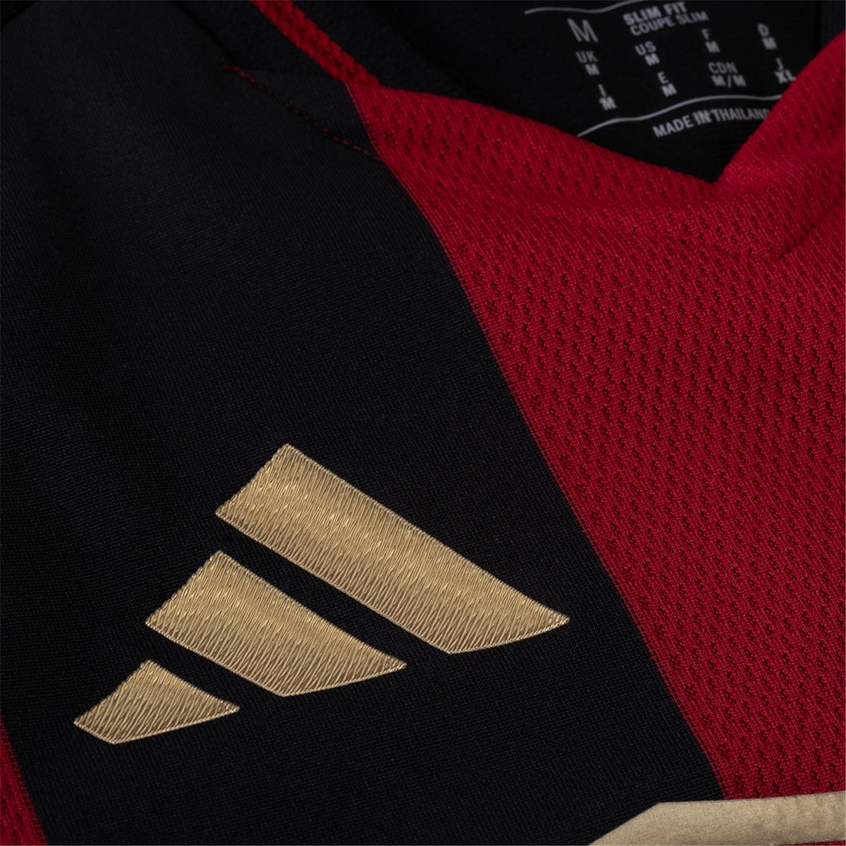 adidas Derrick Williams Atlanta United Authentic Home Jersey w/ MLS Patches 25/26 (Red/Black)