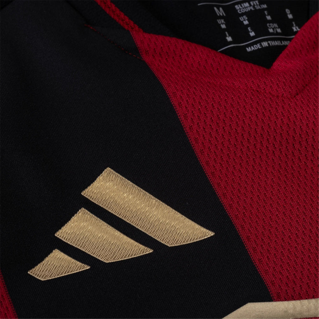 adidas Adyn Torres Atlanta United Authentic Home Jersey w/ MLS Patches 25/26 (Red/Black)