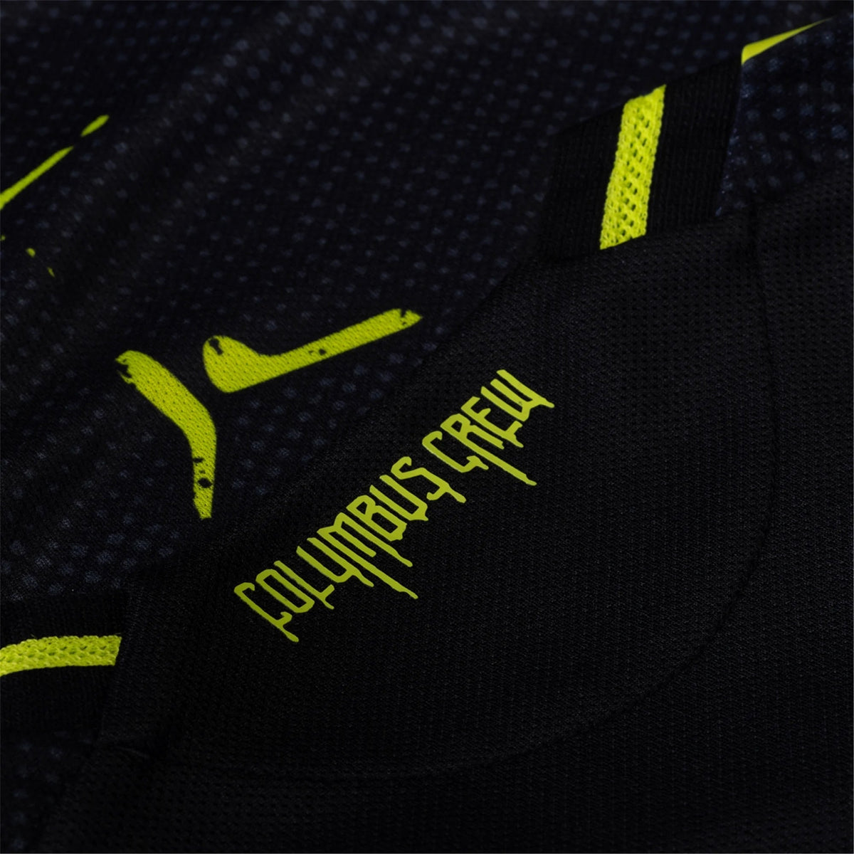 adidas Nicholas Hagen Columbus Crew Authentic Away Jersey w/ MLS Patches 25/26 (Black/Yellow)