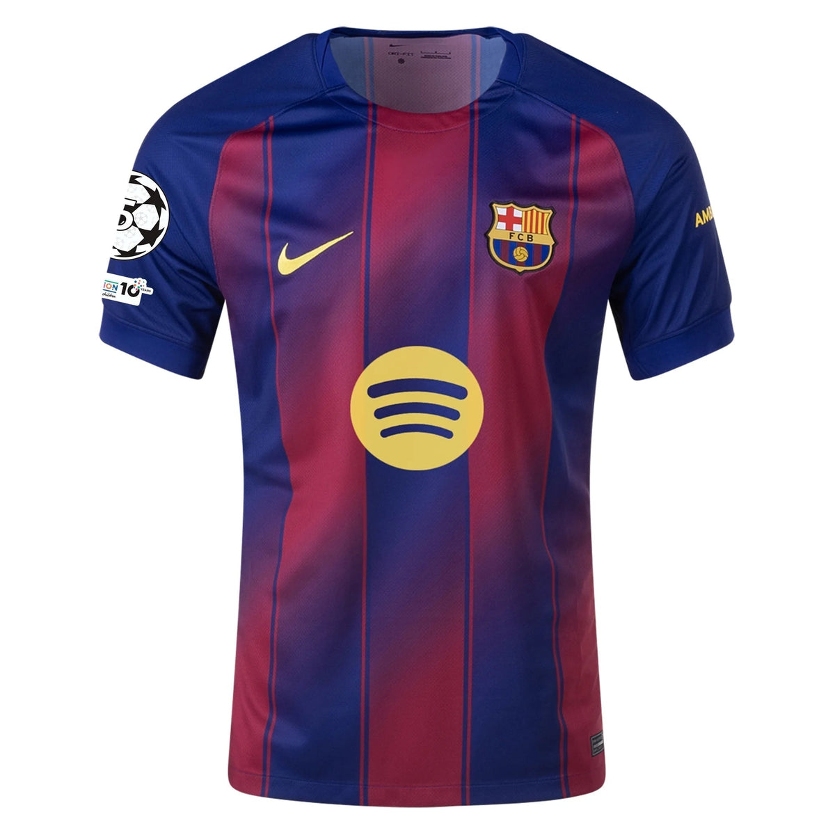 Nike Cubarsi FC Barcelona Home Jersey 25/26 w/ Champions League Patches (Deep Royal Blue/Midwest Gold)