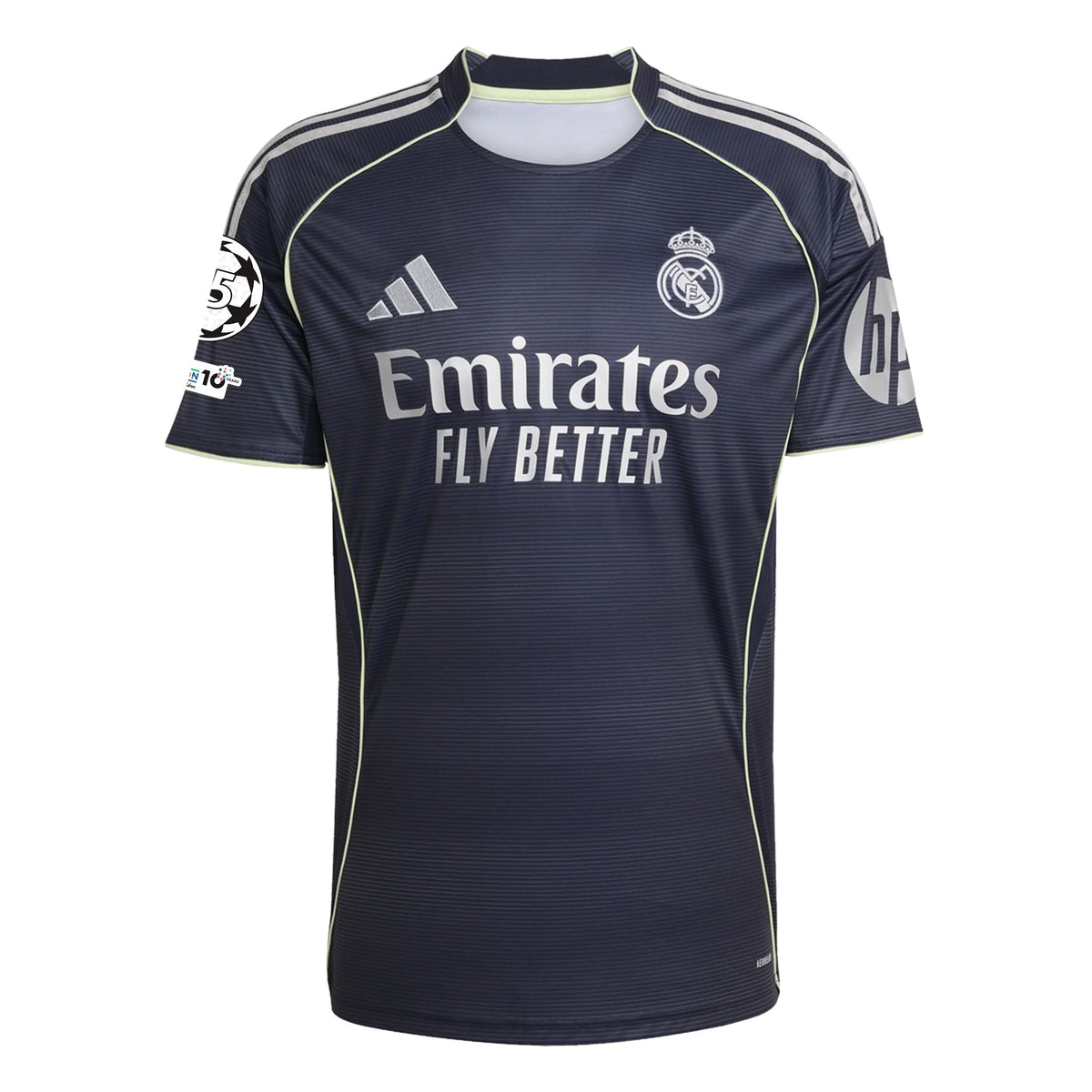 adidas Bellingham Real Madrid 25/26 Away Jersey w/ Champions League Patches (Legend Ink)