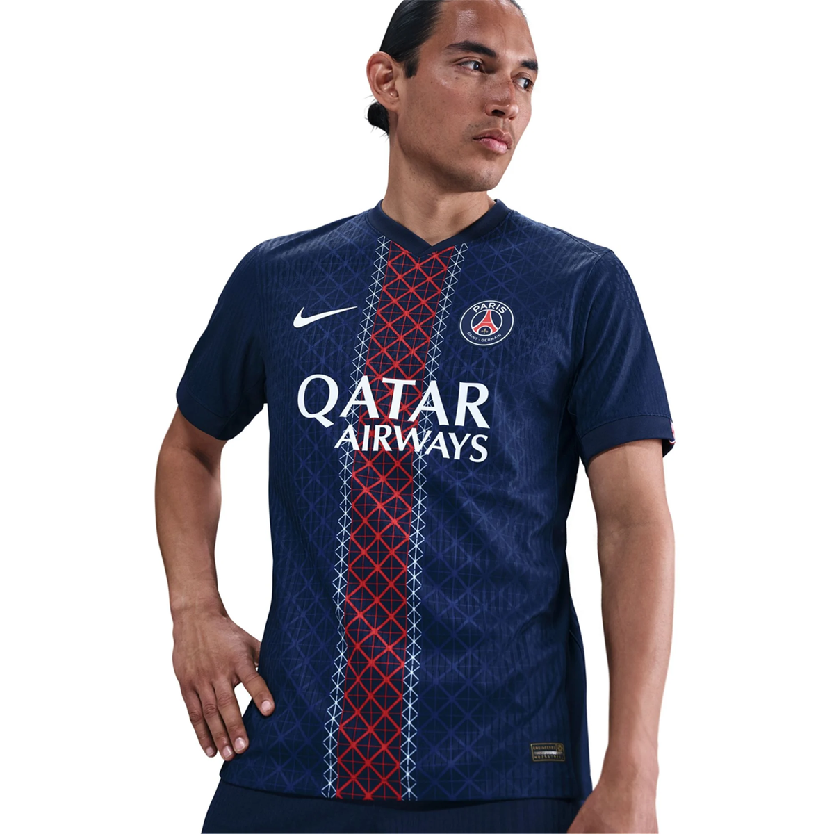 Nike Men's Safonov Paris Saint-Germain Authentic Home Jersey 25/26 w/ Champions League Patches (Navy)