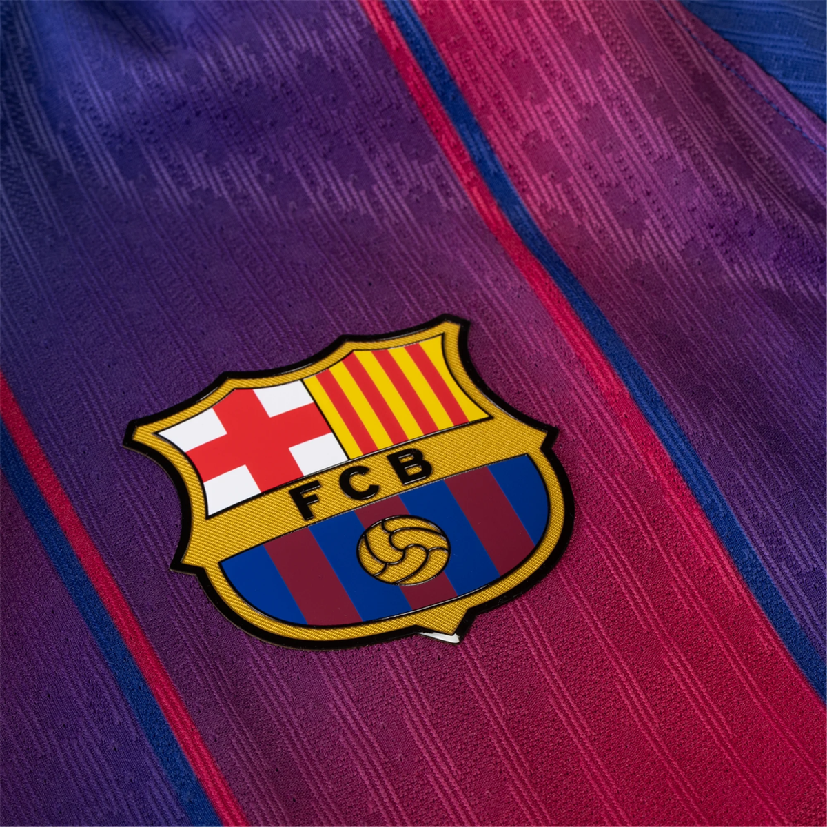 Nike Barcelona Authentic Raphinha Home Jersey w/ La Liga Champion Patches 25/26 (Deep Royal Blue/Midwest Gold)