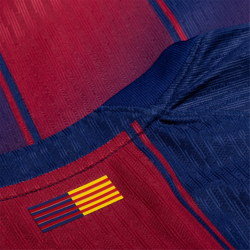 Nike Barcelona Authentic Raphinha Home Jersey w/ La Liga Champion Patches 25/26 (Deep Royal Blue/Midwest Gold)