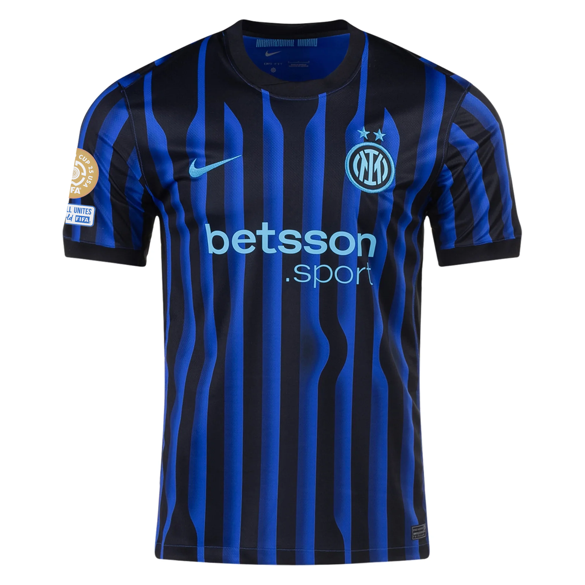 Nike Inter Milan Lautaro Martinez Home Jersey w/ Club World Cup Patch 25/26 (Lyon Blue/Black/Chlorine Blue)