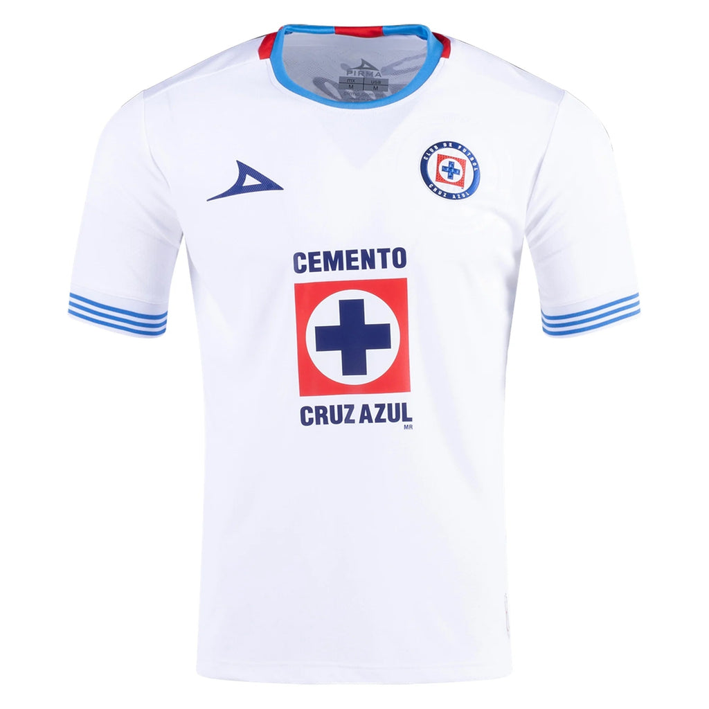 Pirma Georgios Giakoumakis Cruz Azul Away Jersey 24/25 (White/Blue)