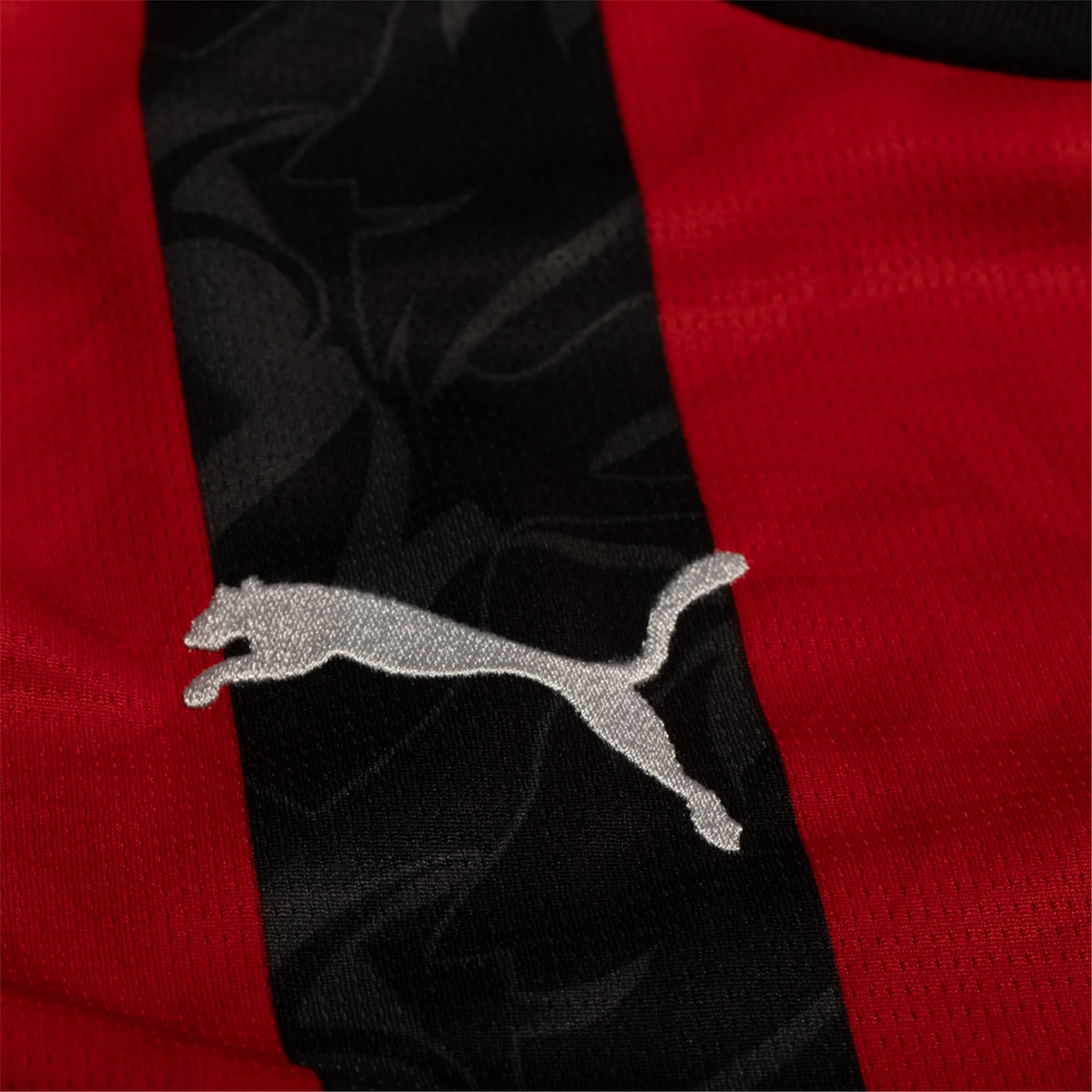 Puma AC Milan Home Jersey w/ Champions League Patches 25/26 (Red/Black)