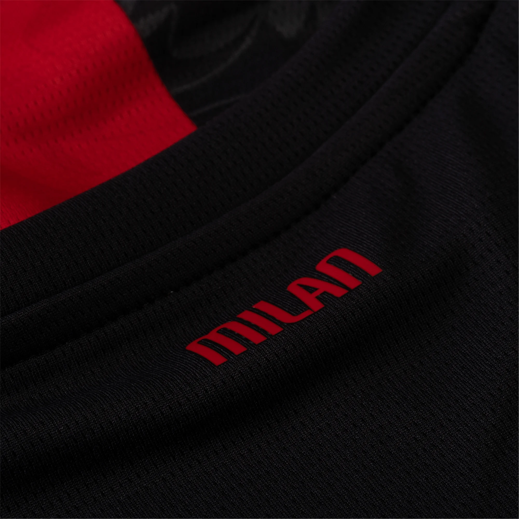 Puma Bondo Men's AC Milan Home Jersey w/ Champions League Patches 25/26 (Red/Black)