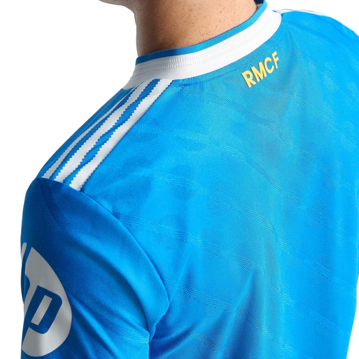 adidas Men's Rodrygo Real Madrid 25/26 Authentic Third Jersey w/ Champions League Patches (Blue)