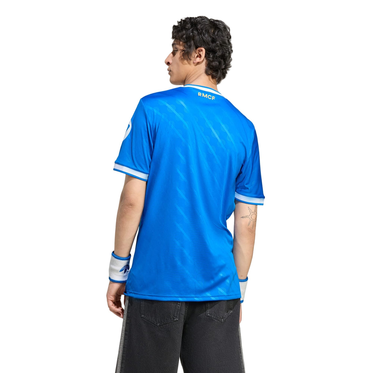 adidas Men's Real Madrid Third Jersey 25/26 (Blue/White)