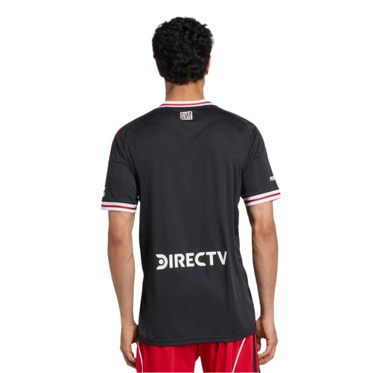 adidas Men's River Plate 25/26 Away Jersey (Black/Red)