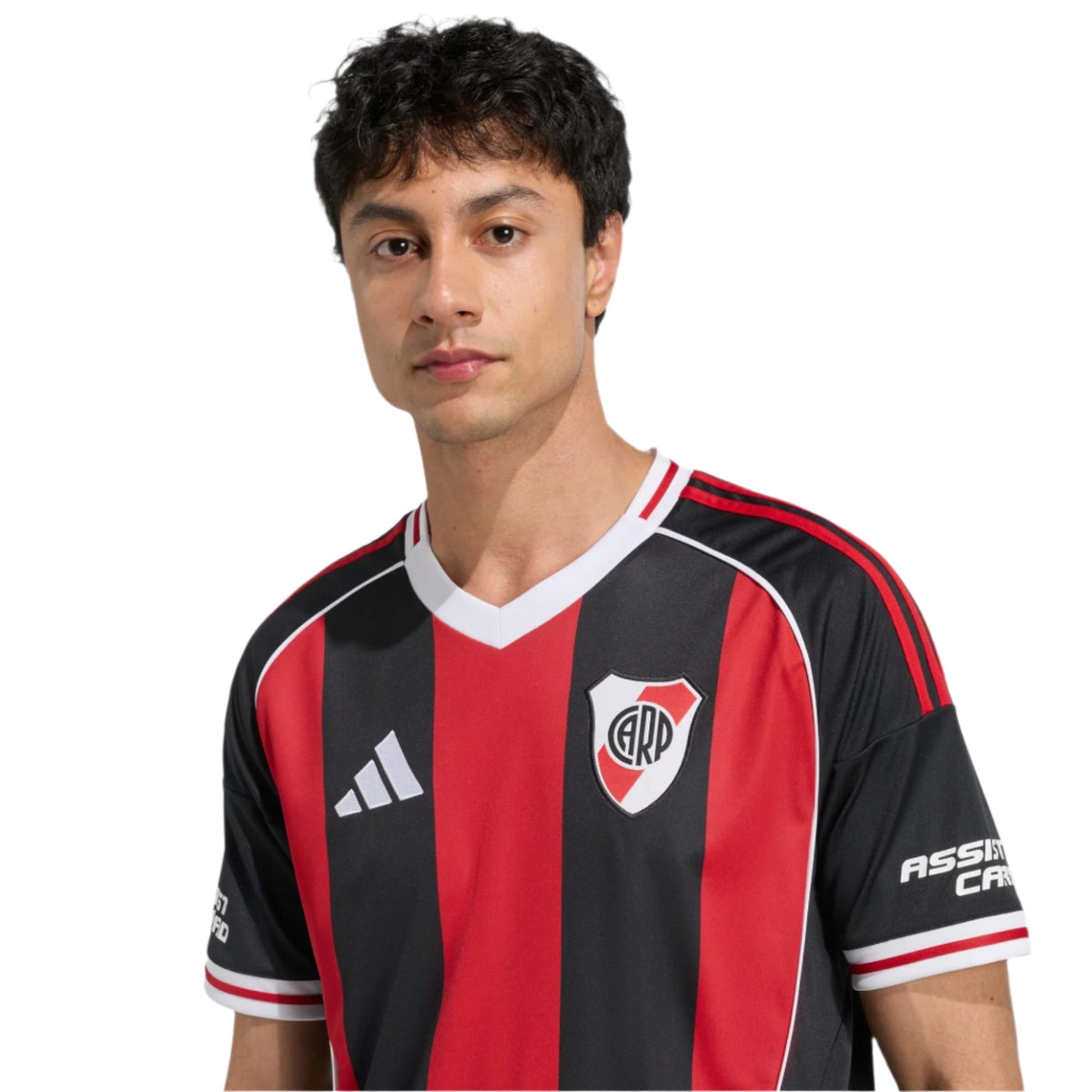 adidas Men's River Plate 25/26 Away Jersey (Black/Red)