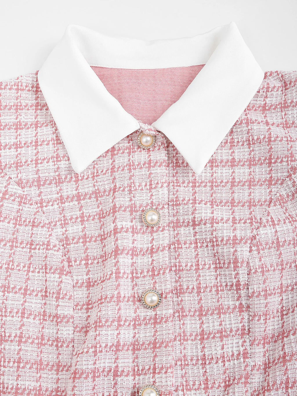 Women's Checkered Plaid Mini Dress Short Sleeve with Belt Casual Business Office Fashion Dress Code