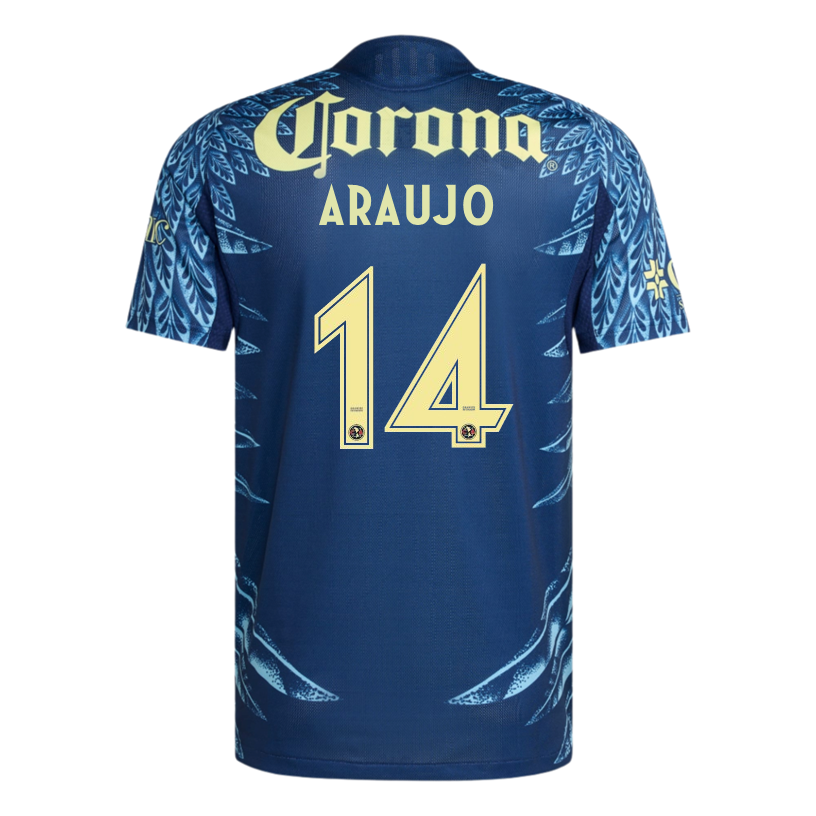 adidas Araujo Men's Club AmÃ©rica 25/26 Authentic Away Jersey (Blue)