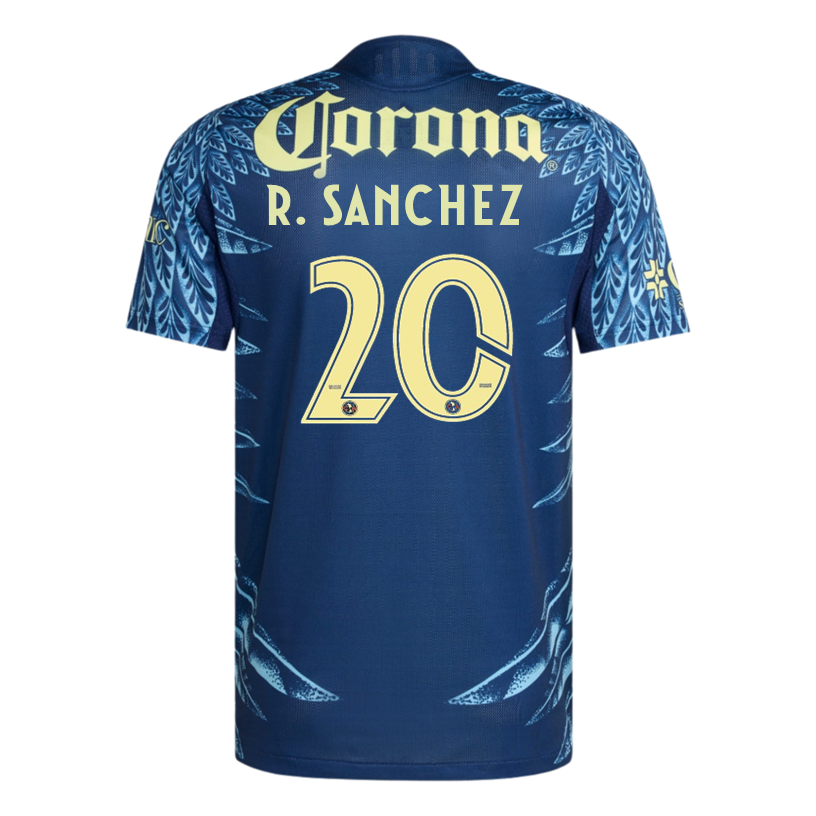 adidas R. Sanchez Men's Club AmÃ©rica 25/26 Authentic Away Jersey (Blue)