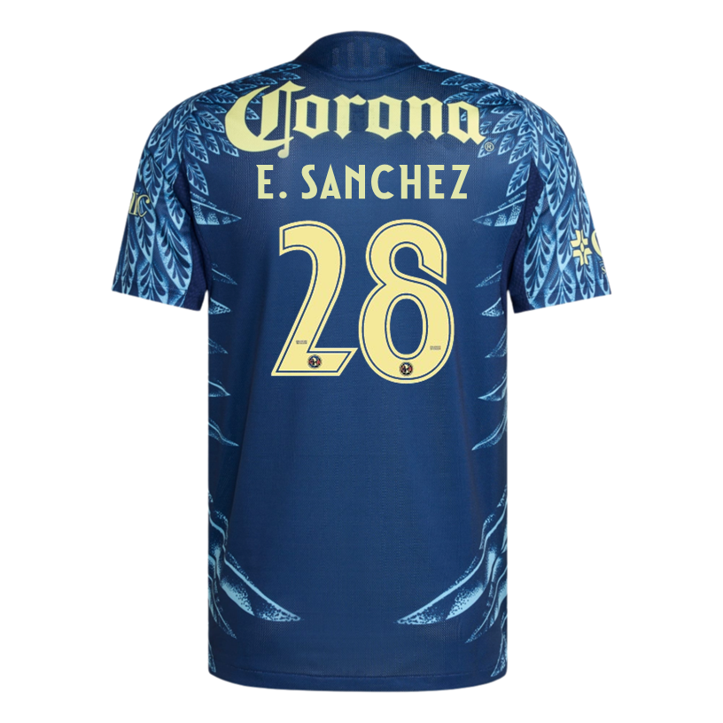 adidas E. Sanchez Men's Club AmÃ©rica 25/26 Authentic Away Jersey (Blue)