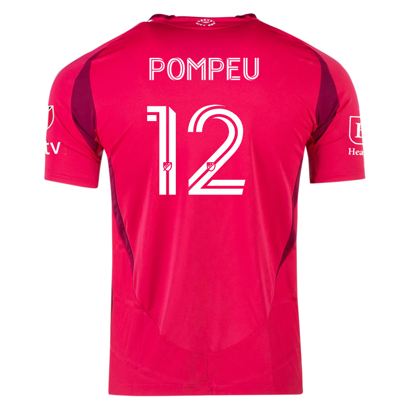 adidas CÃ©lio Pompeu St. Louis FC Authentic Home Jersey 25/26 (Power Pink)