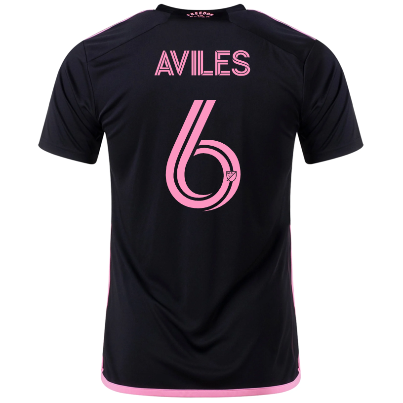 adidas TomÃ¡s AvilÃ©s Inter Miami Away Jersey 23/24 (Black/True Pink)