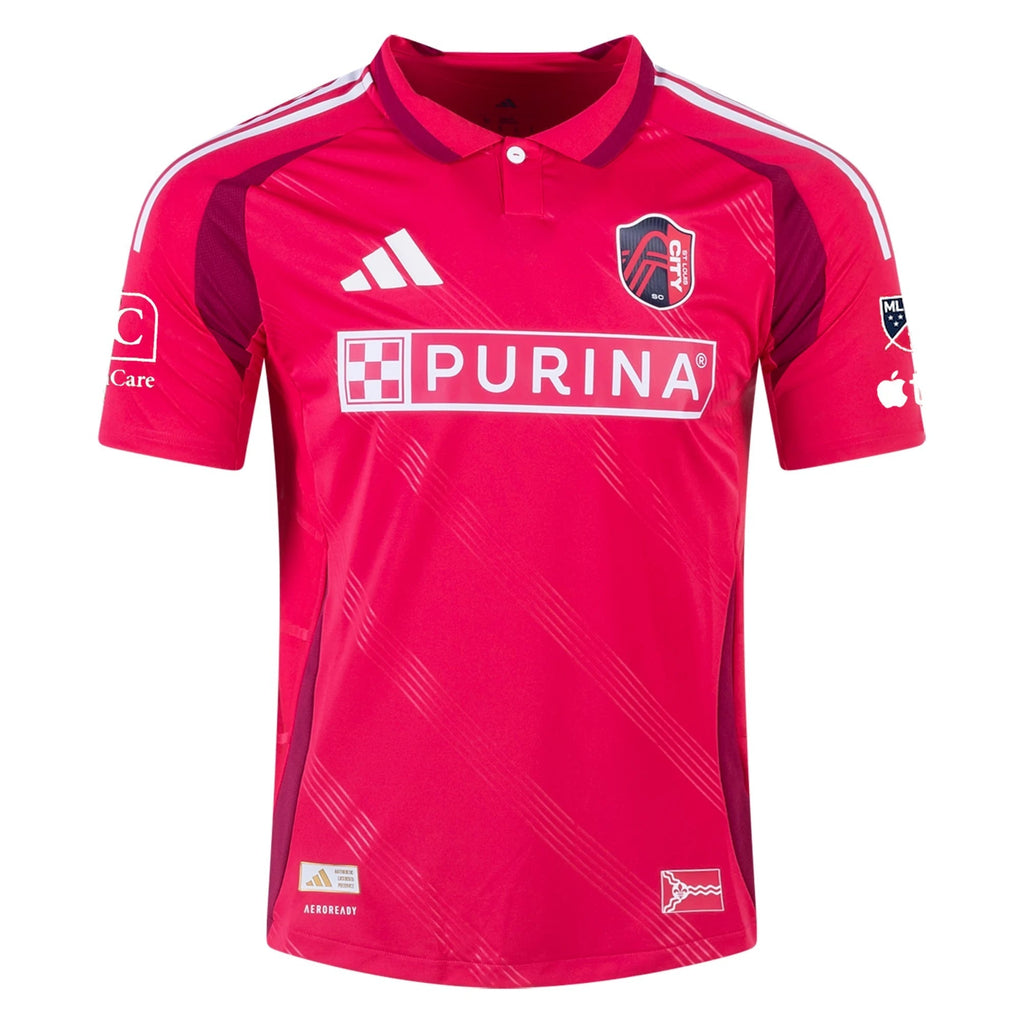 adidas Timo Baumgartl St. Louis FC Authentic Home Jersey 25/26 (Power Pink)