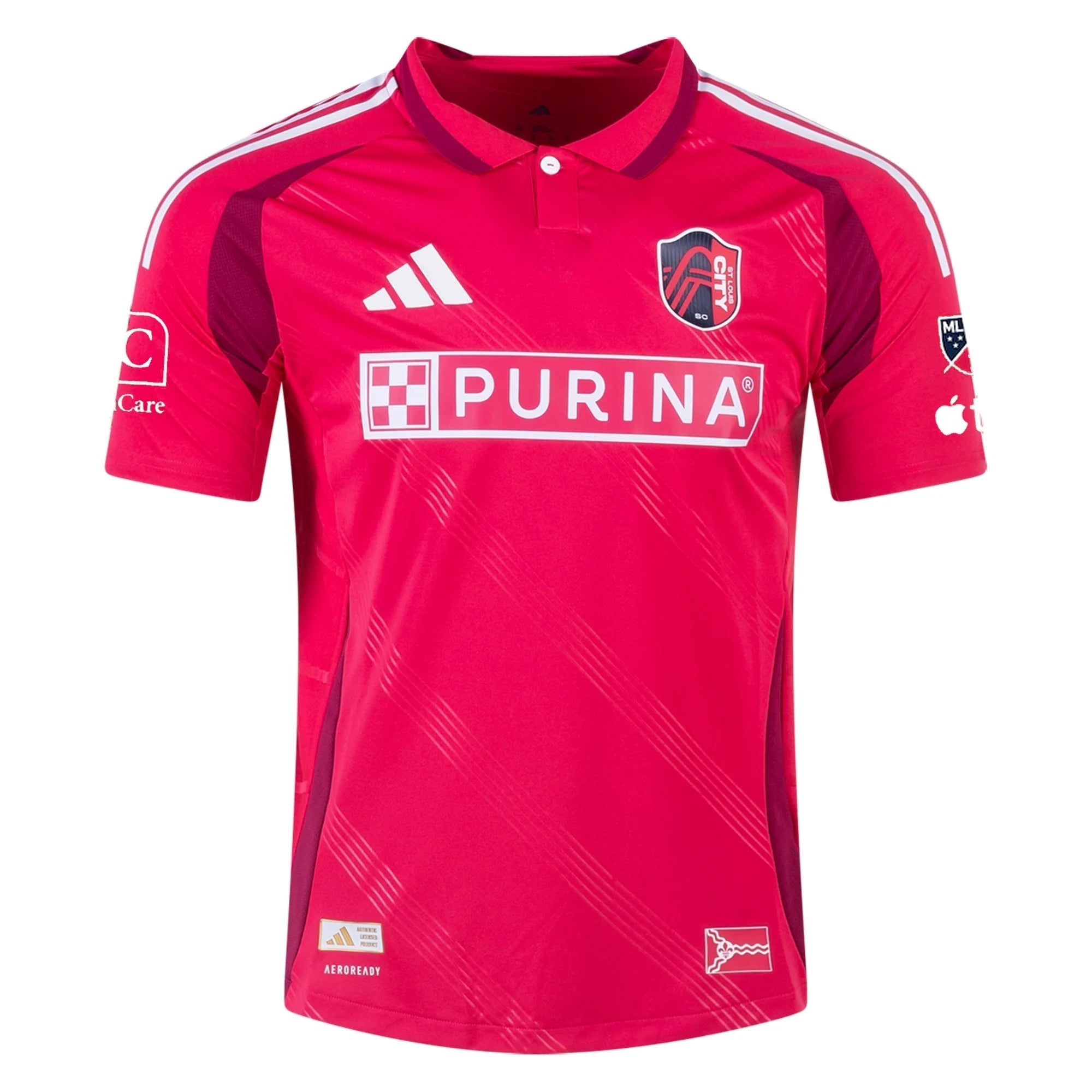 adidas Henry Kessler St. Louis FC Authentic Home Jersey 25/26 (Power Pink)