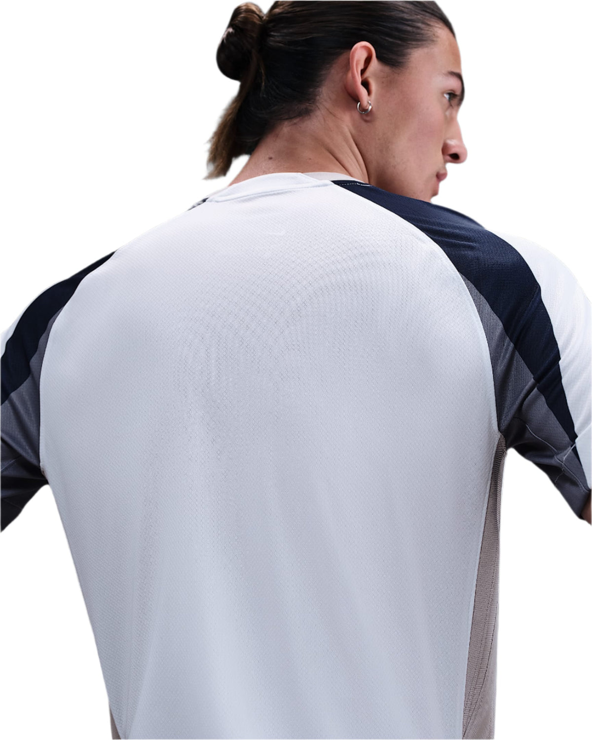 Nike Tel Tottenham Hotspurs Home Jersey w/ EPL + No Room For Racism Patch 25/26 (White/Iron/Binary Blue)